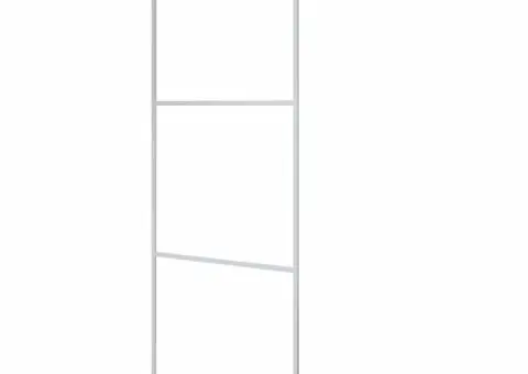 Paravan duș walk-in argintiu 80x195 cm sticlă ESG transparentă - 2/5