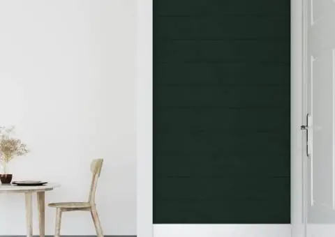 Panouri de perete 12 buc. verde închis 90x15 cm catifea 1,62 m² - 4/5