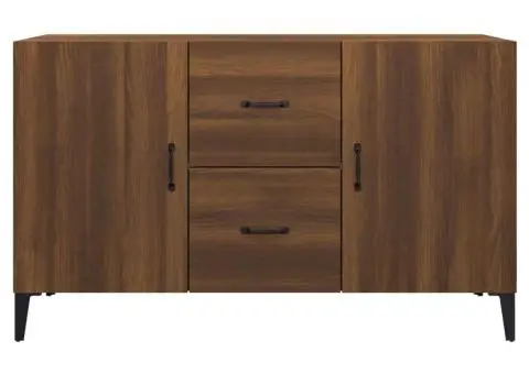 Servantă, stejar maro, 100x36x60 cm, lemn compozit - 5/5