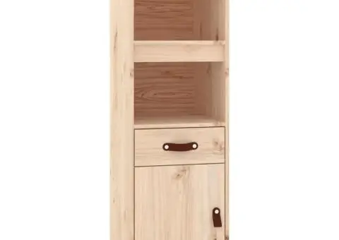 Dulap înalt, 34x40x108,5 cm, lemn masiv de pin - 2/5