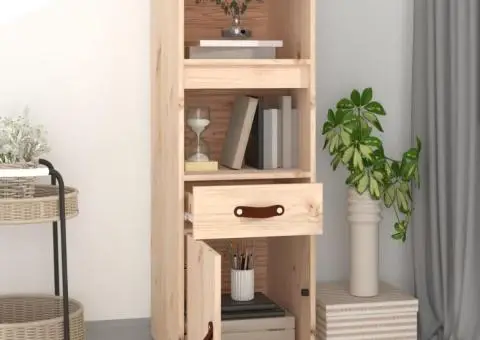 Dulap înalt, 34x40x108,5 cm, lemn masiv de pin - 3/5