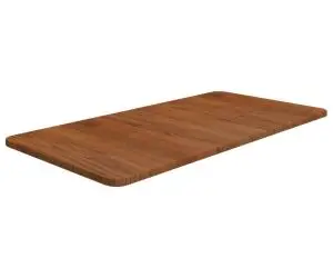 vidaXL Blat de baie, maro închis, 80x40x1,5 cm, lemn masiv tratat