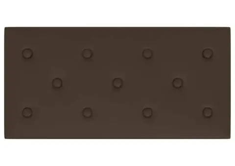 Panouri perete 12 buc. maro, 60x30 cm piele ecologică 2,16 m² - 5/5