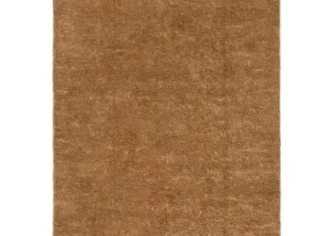 Covor buclat lucrat manual, 160x230 cm, iută și bumbac - 1/5