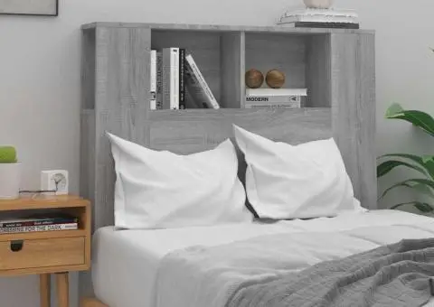 Dulap tăblie, gri sonoma, 100x18,5x102,5 cm - 1/5