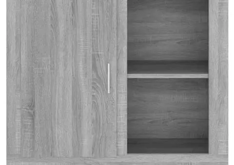 Dulap, sonoma gri, 80x40x75 cm - 5/5