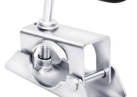 Cleme roată de manevră, 2 buc., 13,5x6,5x14 cm, oțel galvanizat - 4/5