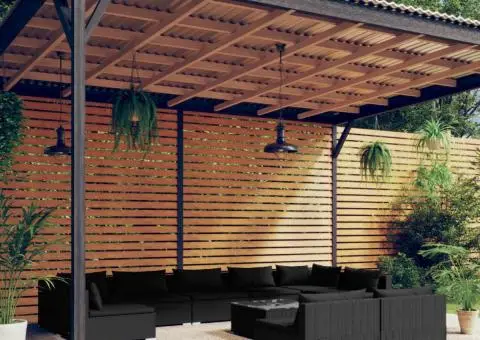 Set mobilier de grădină cu perne, 10 piese, negru, poliratan - 1/5