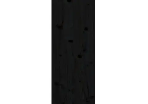 Dulap înalt, negru, 38x35x117 cm, lemn masiv de pin - 5/5