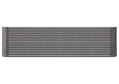 Strat înălțat grădină 260x40x68 cm oțel vopsit electrostatic - 3/5