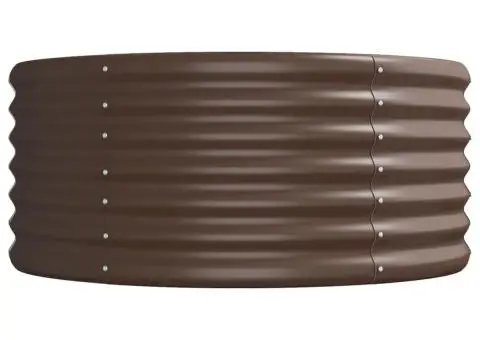 Strat înălțat grădină 296x80x36 cm oțel vopsit electrostatic - 4/5