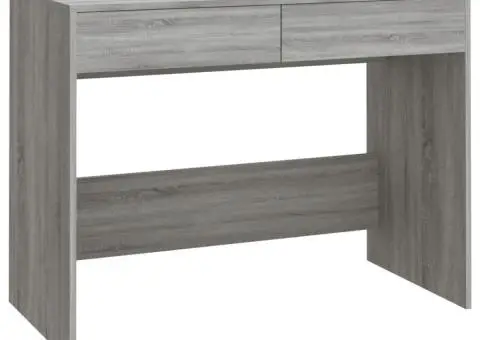 Birou, gri sonoma, 101 x 50 x 76,5 cm, PAL - 2/5