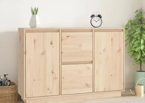 Servantă, 111x34x75 cm, lemn masiv de pin - 1/5