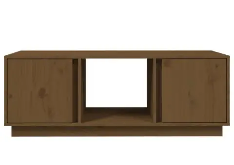 Măsuță de cafea, maro miere, 110x50x40 cm, lemn masiv de pin - 5/5