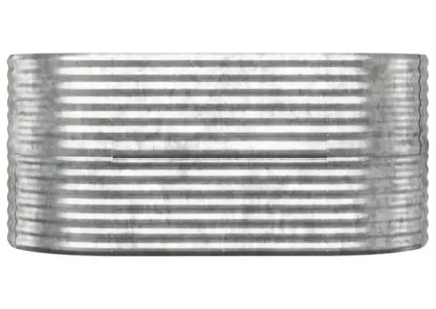 Strat înălțat grădină 152x80x68 cm oțel vopsit electrostatic - 3/5