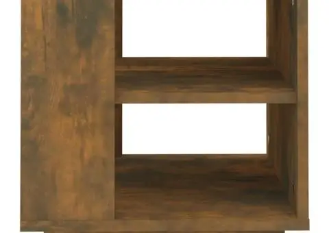 Măsuță de cafea, stejar fumuriu, 40x40x43 cm, lemn prelucrat - 5/5