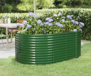 vidaXL Strat înălțat grădină 175x100x68 cm oțel vopsit electrostatic
