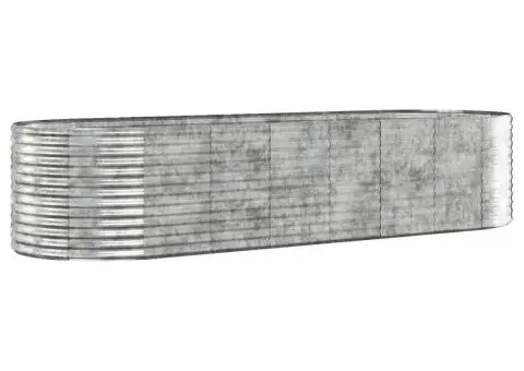 Strat înălțat grădină 322x100x68 cm oțel vopsit electrostatic - 2/5