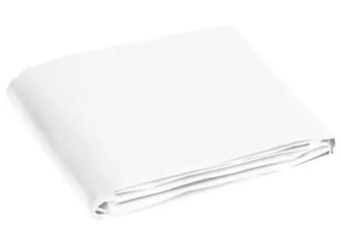 Prelată 180 g/m², alb, 3x5 m, HDPE - 3/5