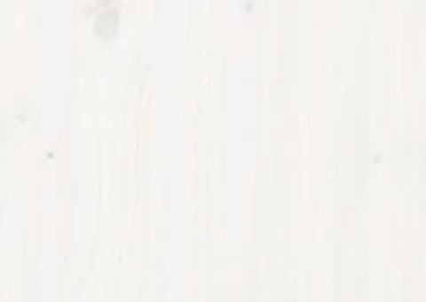 Tăblie de pat, alb, 126x4x100 cm, lemn masiv de pin - 5/5