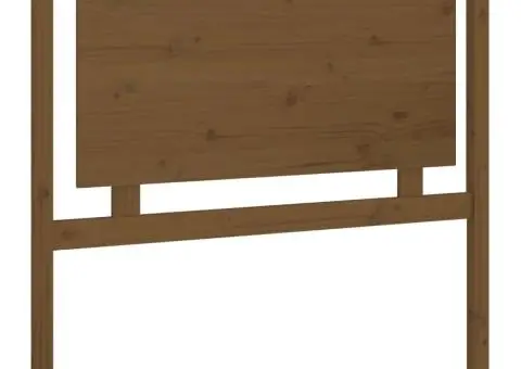 Tăblie de pat, maro miere, 105,5x4x100 cm, lemn masiv de pin - 2/5