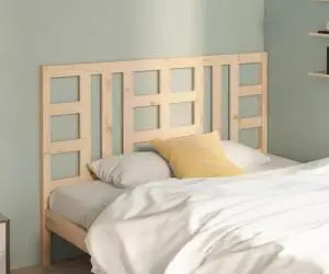 vidaXL Tăblie de pat, 156x4x100 cm, lemn masiv de pin