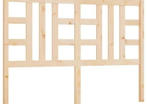 Tăblie de pat, 156x4x100 cm, lemn masiv de pin - 2/5