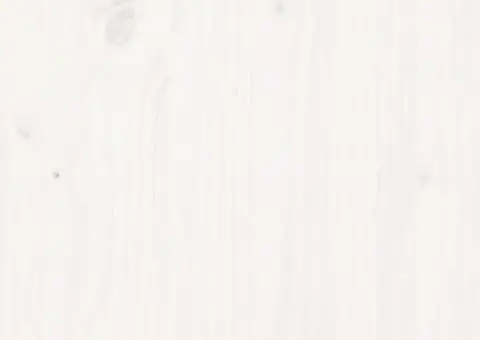 Tăblie de pat, alb, 95,5x4x100 cm, lemn masiv de pin - 5/5