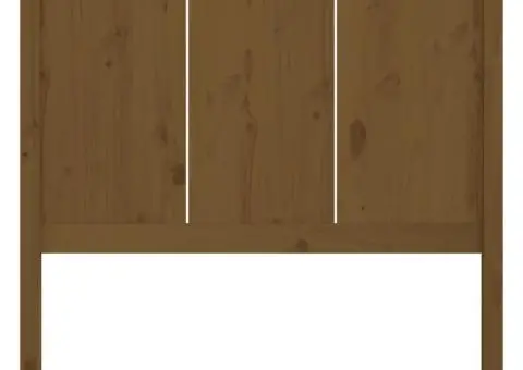 Tăblie de pat, maro miere, 105,5x4x100 cm, lemn masiv de pin - 4/5