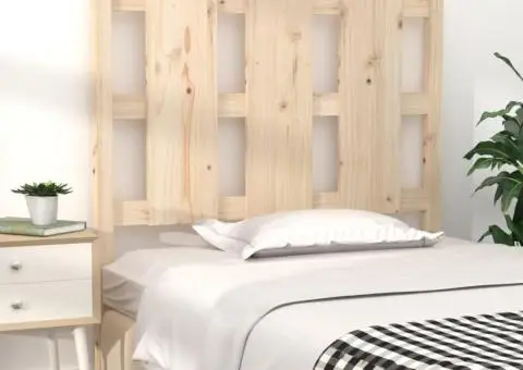 Tăblie de pat, 105,5x4x100 cm, lemn masiv de pin - 3/5