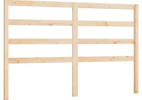 Tăblie de pat, 166x4x100 cm, lemn masiv de pin - 2/5