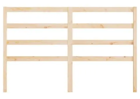 Tăblie de pat, 166x4x100 cm, lemn masiv de pin - 4/5