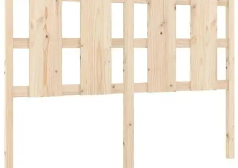 Tăblie de pat, 125,5x4x100 cm, lemn masiv de pin - 2/5