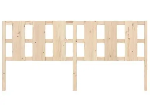 Tăblie de pat, 205,5x4x100 cm, lemn masiv de pin - 4/5