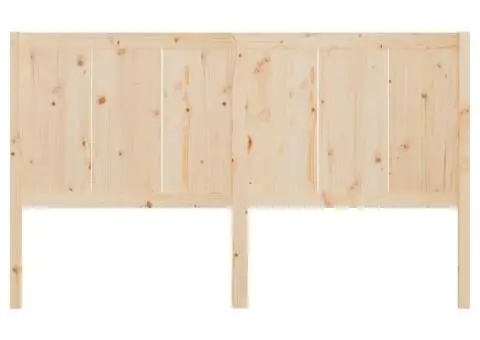 Tăblie de pat, 145,5x4x100 cm, lemn masiv de pin - 4/5