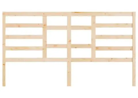 Tăblie de pat, 186x4x104 cm, lemn masiv de pin - 4/5