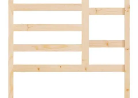 Tăblie de pat, 81x4x104 cm, lemn masiv de pin - 4/5