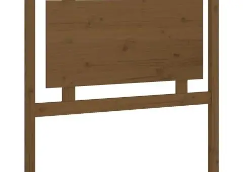 Tăblie de pat, maro miere, 95,5x4x100 cm, lemn masiv de pin - 2/5