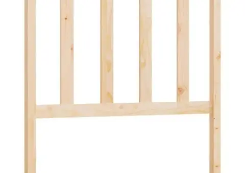 Tăblie de pat, 96x4x100 cm, lemn masiv de pin - 2/5