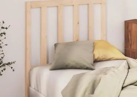 Tăblie de pat, 96x4x100 cm, lemn masiv de pin - 3/5