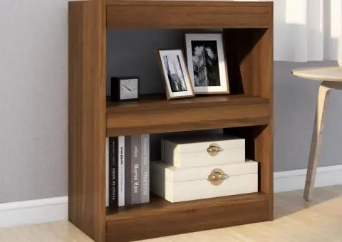 Bibliotecă/Separator cameră, stejar maro, 60x30x72 cm - 3/5