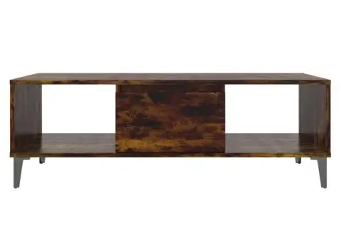 Măsuță de cafea, stejar fumuriu, 103,5x60x35 cm, lemn prelucrat - 5/5