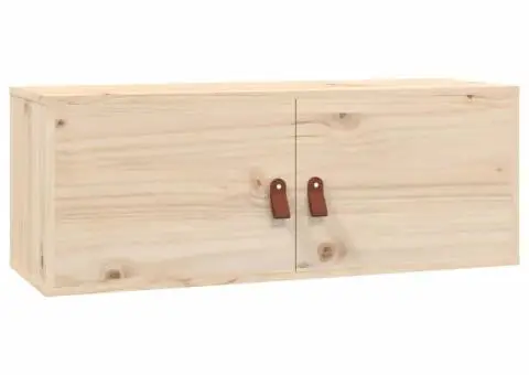 Dulap de perete, 80x30x30 cm, lemn masiv de pin - 2/5