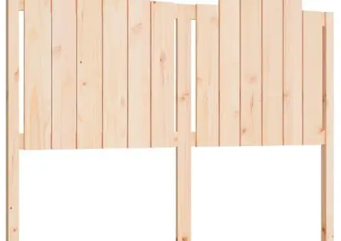 Tăblie de pat, 141x4x110 cm, lemn masiv de pin - 2/5