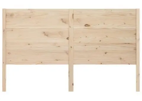 Tăblie de pat, 206x4x100 cm, lemn masiv de pin - 3/5
