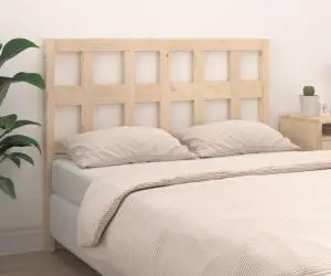 vidaXL Tăblie de pat, 140,5x4x100 cm, lemn masiv de pin