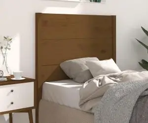 vidaXL Tăblie de pat, maro miere, 81x4x100 cm, lemn masiv de pin