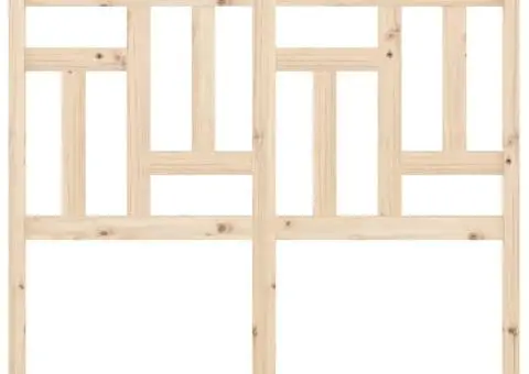 Tăblie de pat, 125,5x4x100 cm, lemn masiv de pin - 3/5