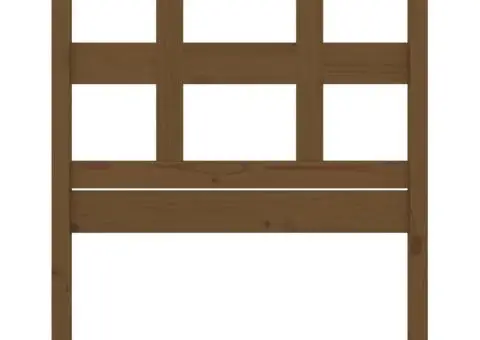 Tăblie de pat, maro miere, 105,5x4x100 cm, lemn masiv de pin - 4/5