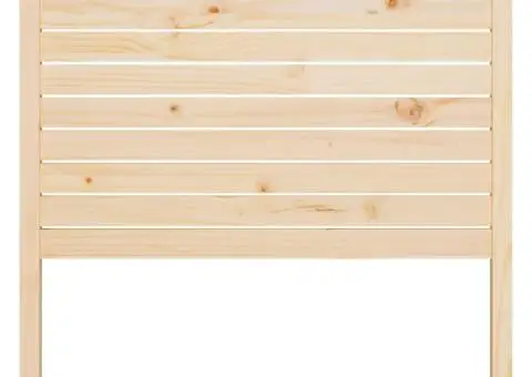 Tăblie de pat, 81x4x100 cm, lemn masiv de pin - 3/5